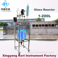 Jacketed Glass Reactor 100L double layer glass reactor